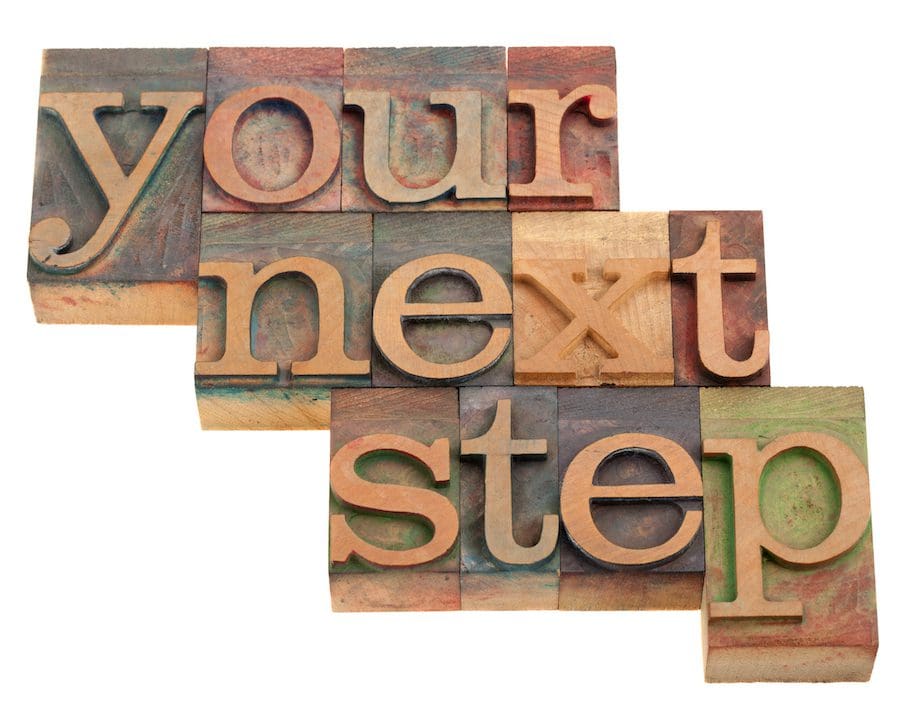 What (small) next step can you take?