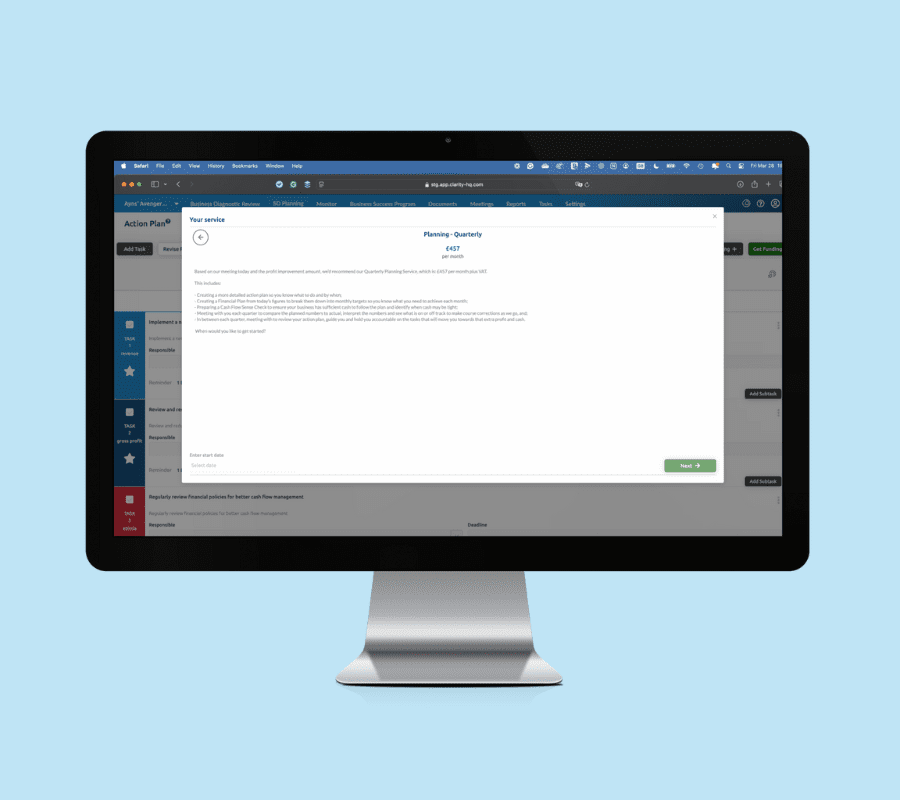 Clarity Pricing Module